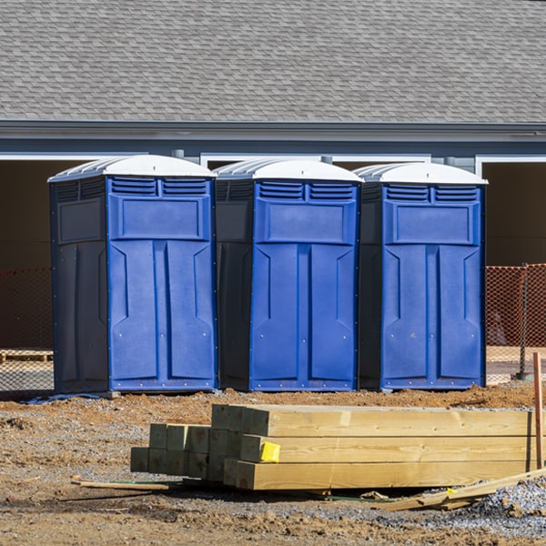 are there any restrictions on what items can be disposed of in the porta potties in Denhoff ND